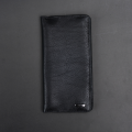 Zays Premium Genuine Leather Long Wallet for Men & Women | Elegant Design, Spacious Card & Mobile Slots | Durable Full-Grain Leather Chocolate.