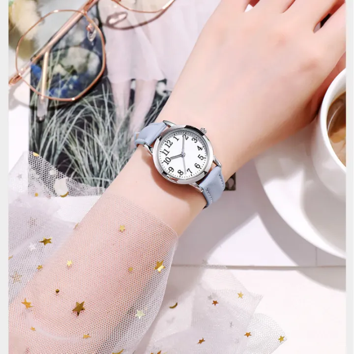 Women%20Quartz%20Watch%20Easy%20To%20Read%20Arabic%20Numerals%20Simple%20Dial%20PU%20Leather%20Strap%20Lady%20Candy%20Color%20Reloj%20De%20Mujer%20Montre%20Femme%20-%20Image%204