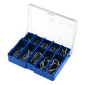 100Pcs/lot fishing hooks High carbon steel Black Bait Holder Fish Hook Set SEVICH. 