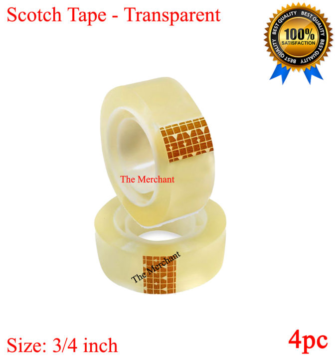 Scotch%20Tape%20-%20Transparent%20-%203/4"%20-%204pc%20(Small)%20-%20Image%202
