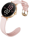 Kieslect Pura Lady 1.19" AMOLED Display, Bluetooth 5.2 Calling, IP68 Waterproof Smart Watch - Gold.
