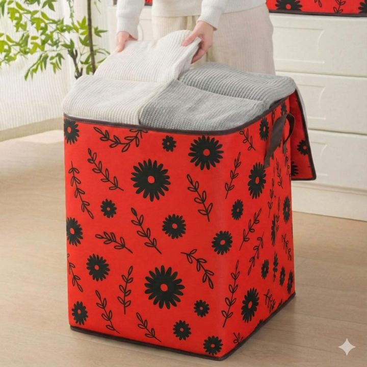 New Fashionable Printed Quilt Storage Organizer