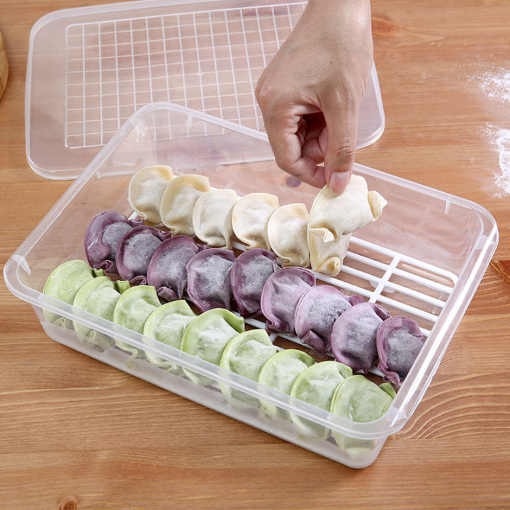 Kitchen%20Classification%20Draining%20Crisper%20Plastic%20Big%20Fish%20Box%20Seafood%20Vegetables%20Rectangular%20Refrigerator%20Refrigerated%20Storage%20Storage%20Box%20-%20Image%204