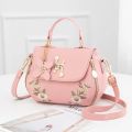 Fashion Embroidery Female Bags 2022 New Handbags Small Bag Sweet Lady Shoulder Bag High Quality PU Leather Messenger Bag. 