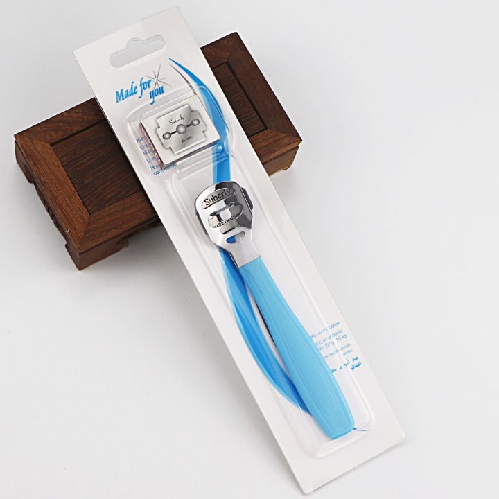 10pcs Blade Including Foot Cleaner & Care Accessories Foot Scraper Cardboard Pack + Blade