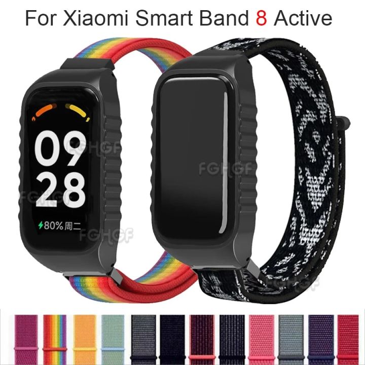 For Xiaomi Smart Band Active Strap Nylon Loop Wristband