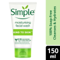 Simple Kind to Skin Moisturising Face Wash - 150 ml. 