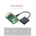Micro-HDMI to VGA Adapter Cable 1080P Video Converter with Audio Jack USB Power Cable for Xbox Camera Raspberry Pi 4.