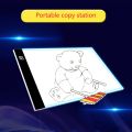 A4 Copy Tablet LED Cartoon Painting LED Light Pad Drawing Board DIY Luminous Writing Supplies.