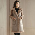 2024 Winter Velvet Suede Jacket Women Thick Parka Coat Long Jackets Vintage Casual Clothes Women Plus Velvet Thick Outwear 6XL. 