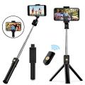 Selfie Stick, Extendable Selfie Stick Tripod with Detachable Wireless Remote.