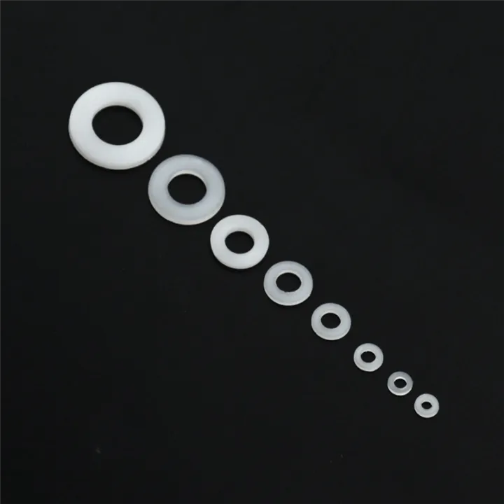 500Pcs%20White%20Nylon%20Flat%20Washer%20Gasket%20Set%20M2%20M2.5%20M3M4M5%20M6%20M8%20M10%20Plastic%20Sealing%20O-Rings%20Assortment%20Kit%20Fastener%20Replacement%20Spare%20Parts%20Accessories%20-%20Image%204
