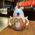 Cute Cartoon Animal Children Cup For Outdoor Travel School Leakproof Choking Proof Baby Feeding Cups With Straws Portable Baby Water Bottle 280ml. 
