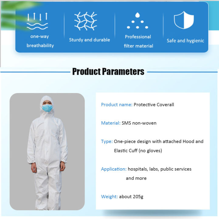 KOGEEK%20Disposable%20Protective%20Coverall%20Overalls%20Isolation%20Gown%20Safety%20Clothing%20Suit%20Full%20Bodysuit%20Security-Protection%20Suits%20Anti%20Particles%20Spatter%20-%20Image%207