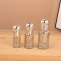 3ml/6ml/12ml Roll On Glass Bottle Colorful Essential Oil Container Gold Luxury Empty Refillable Mini Roller Perfume Bottle.