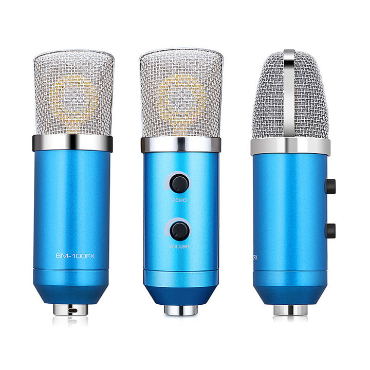 HXSJ%20Professional%20Studio%20Microphone%20Usb%20Condenser%20Sound%20Re-cording%20Microphone%20With%20C-ardioI-D%20Studio%20Re-cording%20Mic%20For%20Pc%20Lapt-op%20Blue%20-%20Image%204