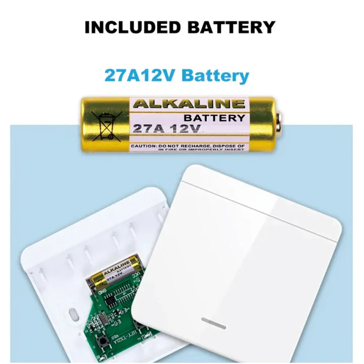 86%20Wireless%20Smart%20RF%20433Mhz%20100-220V%20Wall%20Panel%20with%20Remote%20Control%20Mini%20Relay%20Receiver%20Home%20Led%20Light%20Lamp%20Switch%20-%20Image%205