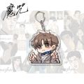 Anime Korean Manga BL Manwha Jinx Keychain Joo Jaekyung Kim Dan Cartoon Figure Pendant Car Key Chain Jewelry Men Gift Accessorie.