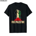 Free Palestine - Palestine Flag T-Shirt Men/Men cotton Funny Cotton Top Tees Short Sleeve Short Sleeve T Shirts sbz5504. 