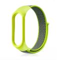 Mi Band 3, 4, 5, 6 Nylon Fabric Sport Strap with Hook-and-Loop Fastener, Comfortable Silicone Wristband for Daily Wear.