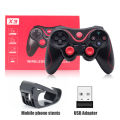 X3 Wireless Bluetooth Game Controller for PC Mobile Phone Android IOS TV BOX Tablet Joystick Gamepad Joypad Holder Kids Gift. 