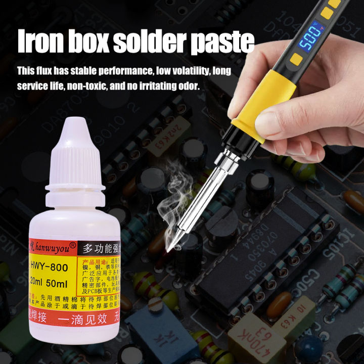 1/3/5pcs 20ml Strong Flux Multifunctional Metal Soldering Paste Liquid Welding Materials Solder
