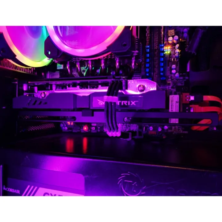 Lp Card Aluminum L-Shaped Graphics Holder Desk Pc Case Gpu Support Jack Video ...