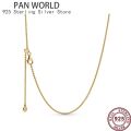 Hot 925 Sterling Silver Fashion Versatile Clavicle Chain Women's Necklace Is Suitable For The Original pan Pendant Jewelry. 