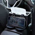 Car Tissue Box Storage Cup Holder Armrest Box Internet Celebrity Same Style Paper Extraction Box Creative Car Storage Multifunctional. 