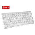 Portable Wireless Bluetooth Keyboard Spanish Keyboard Korean 78 Key For Tablet Desktop Laptop Pc Ultra Thin Keyboard German. 