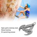 Gravity Grappling Hook Easy To Carry Stainless Steel Survival. 