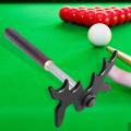 Billiards Cue Bridge, Cue Rest Telescoping Stick with Removable Head, Snooker Pool Table Accessories. 