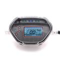 BRADOO-7 Colors Backlight ​LCD Speedometer Pnp ​DIGITAL METER Alpha for Honda Wave 100 Old/Ex5 Class/Wave Alpha 110 CX CD. 