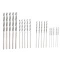 Diamond Drill Bit Set 20 Pieces 4 Sizes 1mm 1.5mm 2mm 2.5mm Twist Tip Jewelry Beach Sea Glass Shells Gemstones Lapidary. 