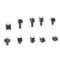 180PCS 10 Type 6X6 Light Mini Touch Switch Set Push Button Switch Kit.
