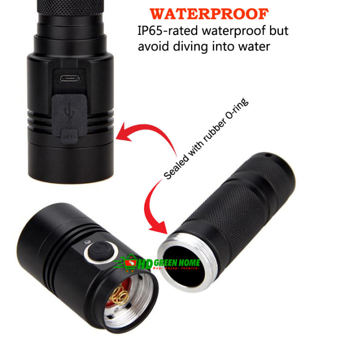 Powerful%20T6%20LED%20Torchlight%2010W%20800%20Lumen%20USB%20Rechargeable%20IP65%20Torch%20Light%20-%20Image%204