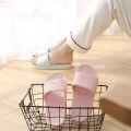 Japanese style home slippers women's summer indoor home bathroom non-slip hotel couple sandals for home men to wear outside. 