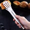 Stainless Steel Food Clip Kitchen Buffet Cooking Tool Anti Heat Bread Clip Pastry Clamp Barbecue Tongs.