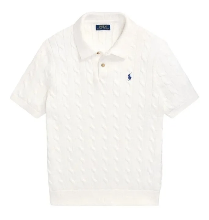 Ralph%20Lauren%20Cable-Knit%20Cotton%20Polo%20Sweater%20%E2%80%93%20White%20-%20Image%204