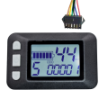 P9 LCD Display Dashboard LCD Screen 24V 36V 48V 60V Electric Bike Meter Replacement Parts Accessories For Electric Scooter LCD Display(SM Plug 6PIN). 