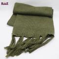 Deep Green Winter Woolen Scarf, Soft Muffler Stylish Fashion Scarf For Men And Women. 