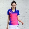 New Badminton Sportswear Suit Men's and Women's Summer Quick-Drying T-shirt Badminton Clothing Table Tennis Clothing Custom Lettering.
