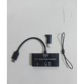 3 In 1 Mobile OTG Card Reader For Micro USB Port And Type-C input. 