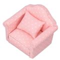 Dollhouse Mini Sofa, 1:12 Doll House Mini Sofa High Simulation for Kids for 1:12 Scale Doll House for Gifts. 