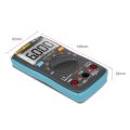 ZT102 Digital Multimeter 6000 Counts AC/DC Voltage Current Tester Voltmeter Ammeter Mini Ohm Frequency Diode Resistance Meter.