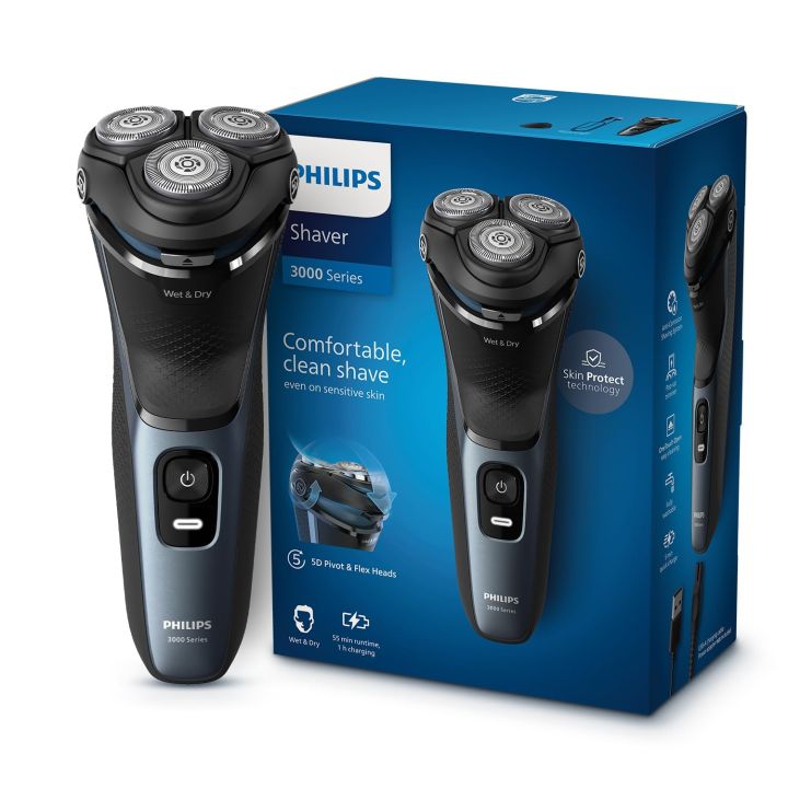 Philips%20S3144/03%20Wet%20&%20Dry%20Electric%20Shaver%205D%20Floating%203000%20Series%20-%20Image%202