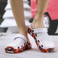 Men's Summer Hole Shoes Sandals Breathable Casual Outdoor Non-Slip Beach Slipper. 