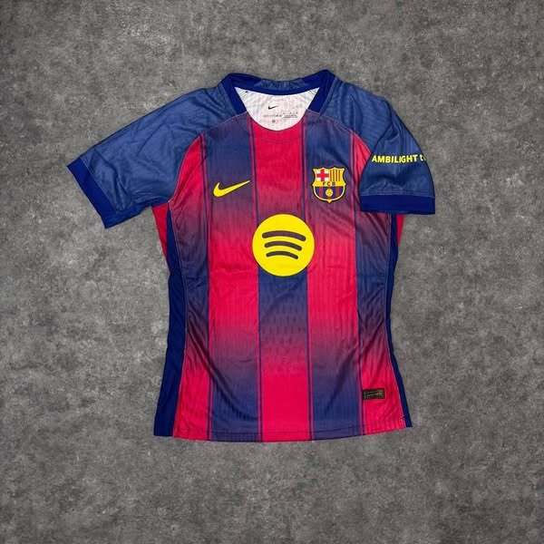 FC Barcelona 25/26 Home Jersey Half Sleeve – Premium Thai Quality Football Shirt for Men – New Barcelona Home Kit 2025/26 – Barça Soccer Jersey