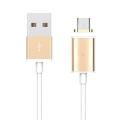 Super Magnetic Cable and Data Magnetism Micro USB - Golden. 