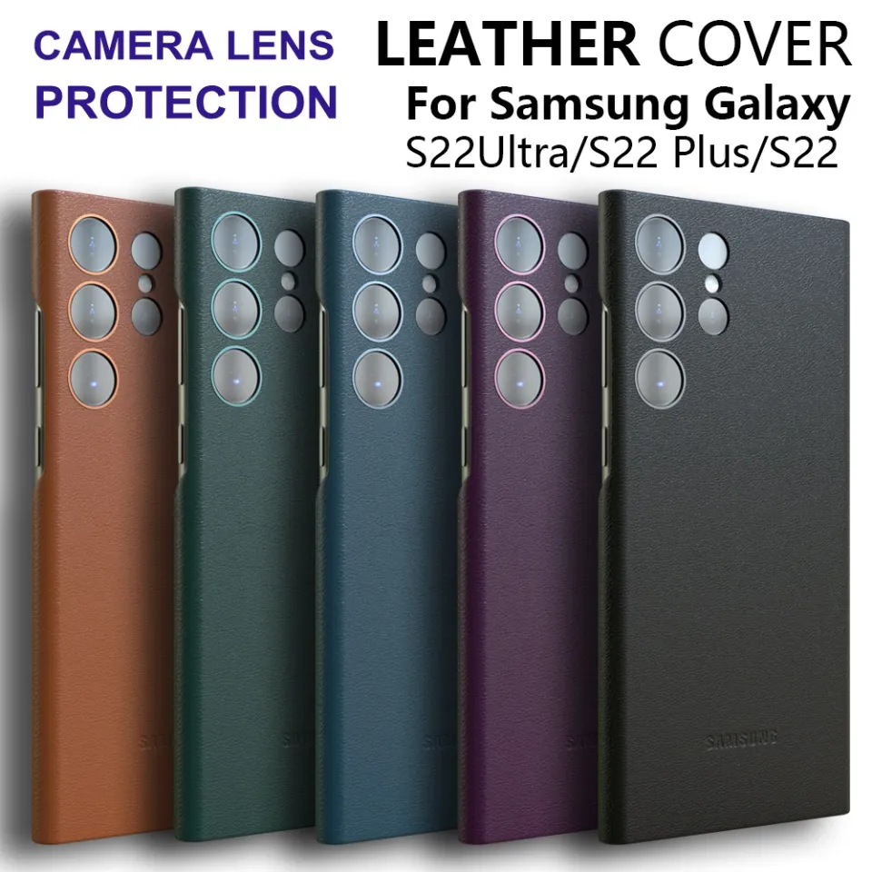 Original Elegant Leather Case For Samsung Galaxy S24 Ultra Camera